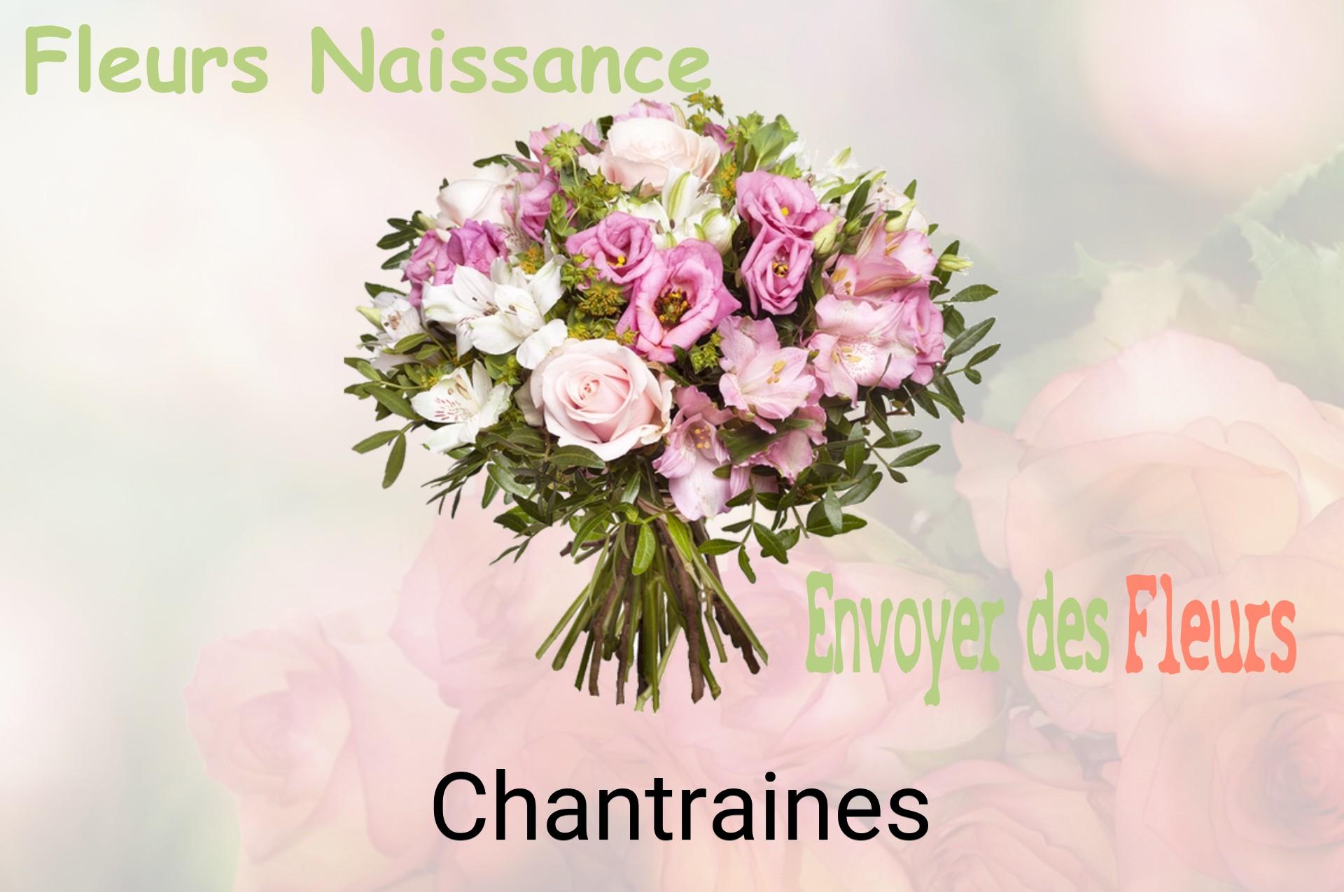 Bouquet de fleurs de naissance livré à Chantraines